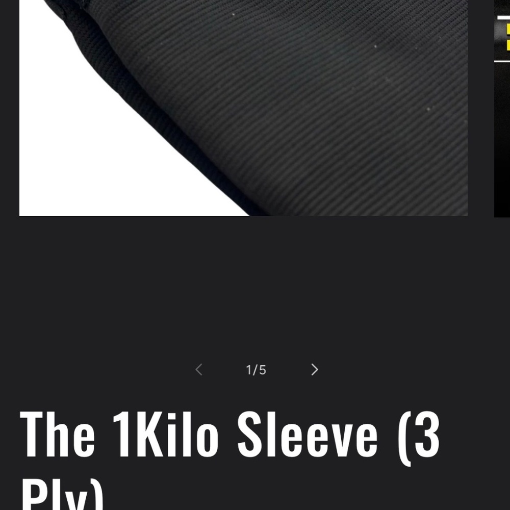1Kilo Competition Knee Sleeves - Picture 3 of 4
